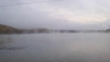 Mist Coming Off Of The Snake River
